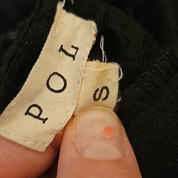 POL Velvet Lace Ruffle Witchy Goth Castlecore Long Sleeve Oversized Blouse - Picture 7 of 10